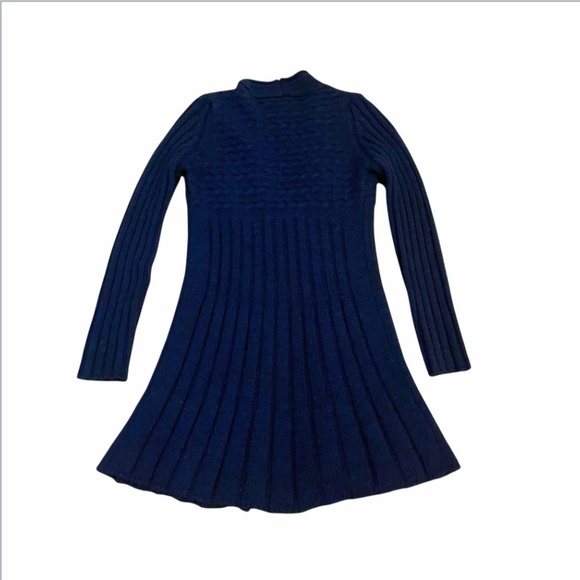 Elisabetta Collection Italian Wool Blue Cardigan Sweater Women's Size M - Picture 2 of 7